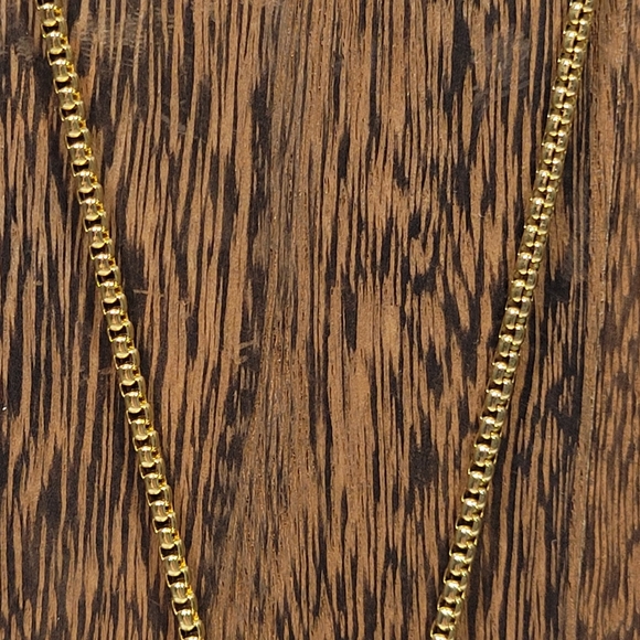 Gold Colored Saint Joseph Pray For Us Charm With Chain Necklace 22" - Picture 2 of 6